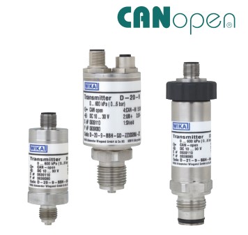 Models D-20-9, D-21-9 Pressure transmitter with CANopen® interface